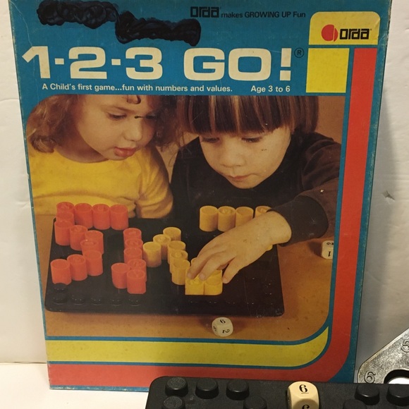 Orda 1 2 3 GO !BoardGame Numbers Values Complete - Picture 5 of 9